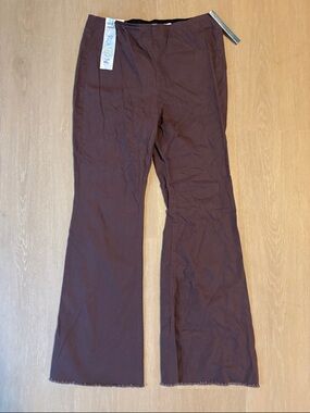 NWT Tinseltown Hi-Rise Flare Pants in Brown size 13